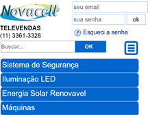 Tablet Screenshot of novacell.com.br